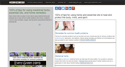 Desktop Screenshot of everygreenherb.com